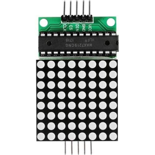 MAX7219 Dot Matrix Display Module Single-Chip Control LED Module DIY Kit for Arduino with 5pin Line