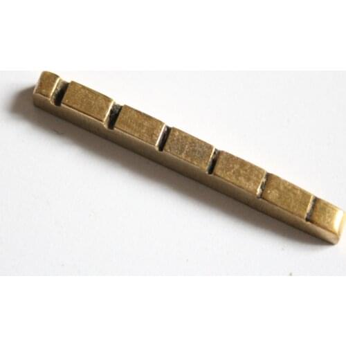 One pcs Brass Guitar Nut Sized 43x3.5x5mm for Guitars