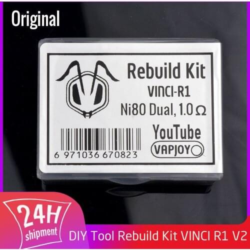 Original DIY Tool Rebuild Kit for VINCI R1 1.0ohm Resistance Wire Coil Head Vape Pod Magico DRAG X Argus V suit Trio FIND Repair