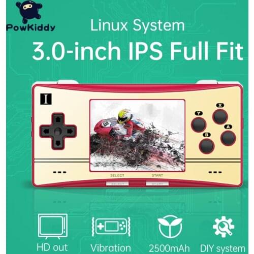 Powkiddy Anbernic RG300X Retro Game Console MiniVideo Game Player For PS1 Games Support HD Out 128G 15000 Games Childrens Gifts