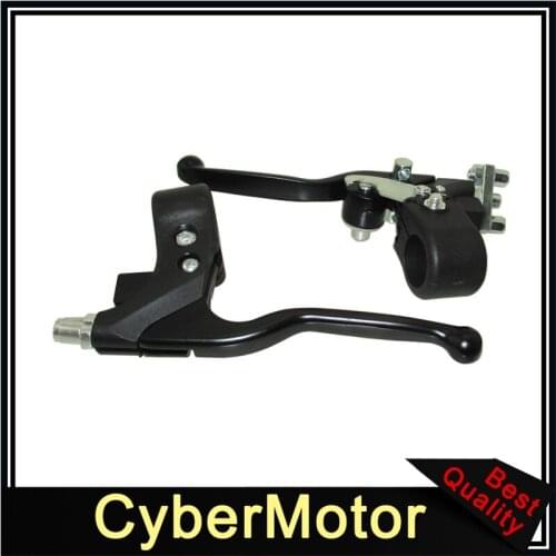 Right Dual Twin Brake & Left Brake Lever For Water Cool Pocket Bike 47cc 49cc Mini Quad ATV