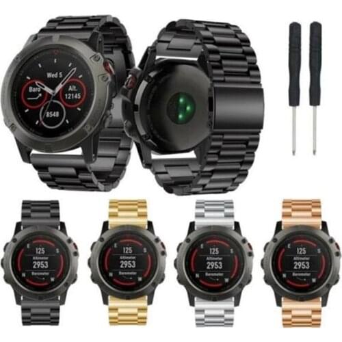 22mm 20mm Watch Band Stainless Steel Straps For Galaxy watch 3 41MM 45MM active2 44mm 40mm Gear S3 Huawei Amazift Bip