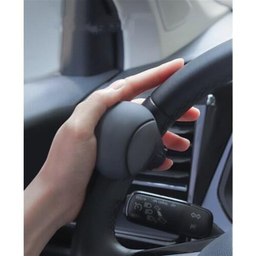 Car 360° Steering Wheel Booster Knob Ball Silicone Power Steering Effortless Handle Strengthener Spinner Auto Accessories