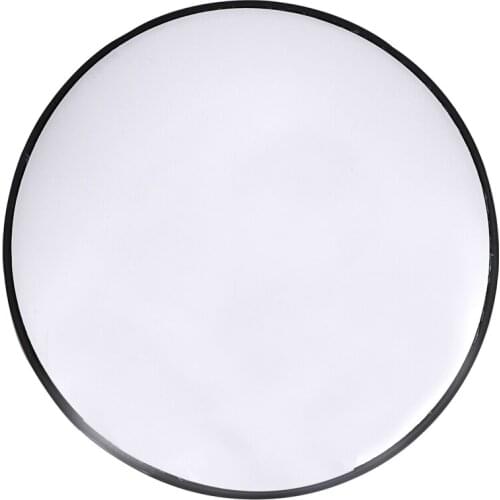 30Cm Wide Angle Security Road Mirror Curved for Indoor Burglar Outdoor Safurance Roadway Safety Traffic Signal Convex Mirror(Bla