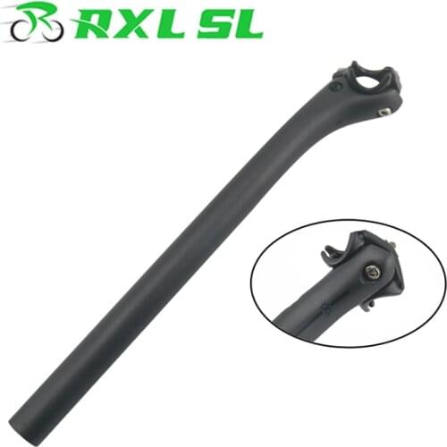 RXL SL Carbon Seatpost Mtb 27.2/30.8/31.6mm Road Bicycle Seat Post UD Matte Red/Black Offset 25mm Bike Seatpost Carbon