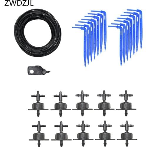 Greenhouse drip irrigation 2L 4L emitter drip 2-way arrow drip Dripper Irrigation system water drop garden 10set