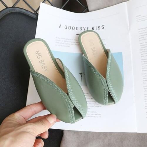 TELOTUNY slippers Fashion Summer Children Girls Princess Indoor Soft Sole house Sandals Slippers solid leather Beach Shoes Jun1