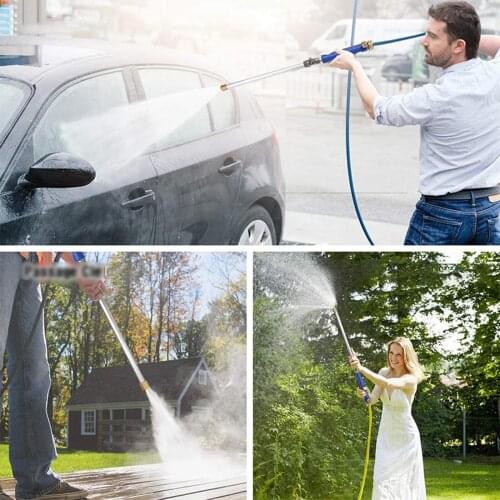 Car High Pressure Water Gun water jet Garden Pressure Washer Hose Wand Nozzle Sprayer Cleaning Tool with Car Wash Glove