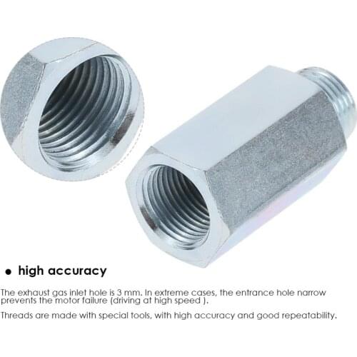 Top Quality M18x1.5 O2 Oxygen Sensor Extender Spacer Car CEL Fix Check Engine Light Eliminator Adapter Stainless Steel New Brand