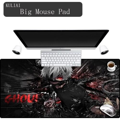 XGZ Anime Tokyo Ghoul Large-Size Gaming Mouse Pad Rectangle Rubber Anti-Slip Fast Gamer Game MousePads Decoration Your Desk