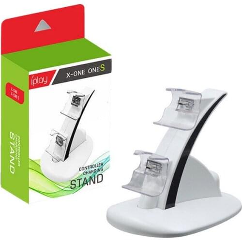 Dual Controller Charging Dock For Xbox One S Gamepad Charging Stand For Xbox One Joystick Charger