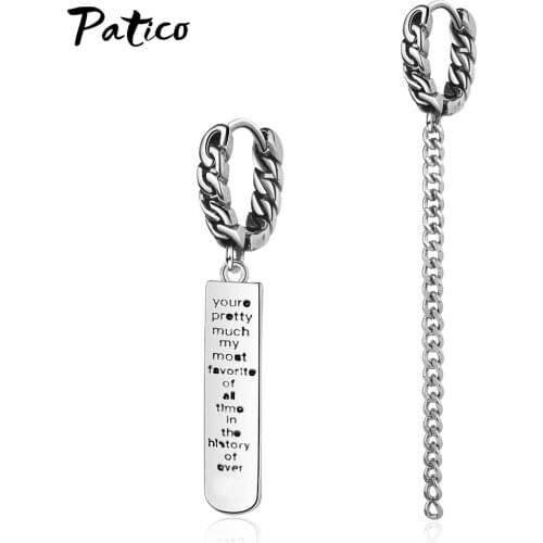 Beautiful New 925 Sterling Silver Letter Merci Drop Earrings For Women Jewelry Party Club Statement Shinning Zircon Earring