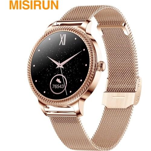 MISIRUN AK38 Smart Watch for Women IP68 Waterproof Sport Fitness Bracelet Heart Rate Womens Smartwatch for IOS Android