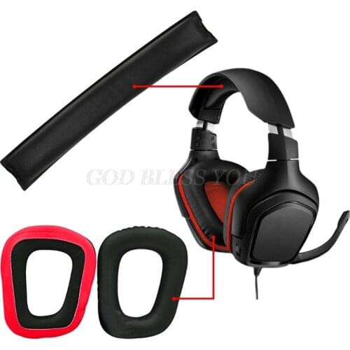 Gaming Headset Ear Pads Cushions Headband Kit Replacement For Logitech- G331G332 G432 G431 G430 G230 G231 G930 Drop Shipping