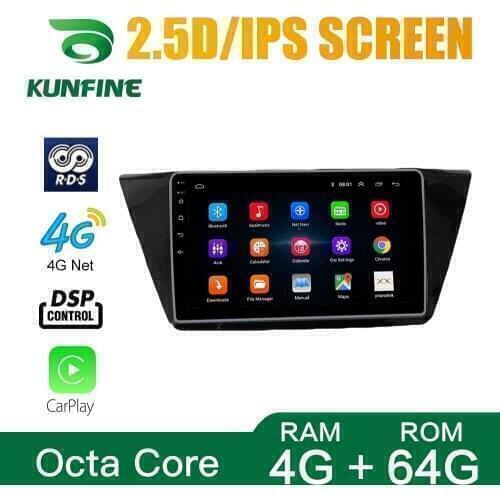 Android 10.0 Octa Core Car DVD GPS Navigation Player Deckless Car Stereo for VW TOURAN 2016 Radio