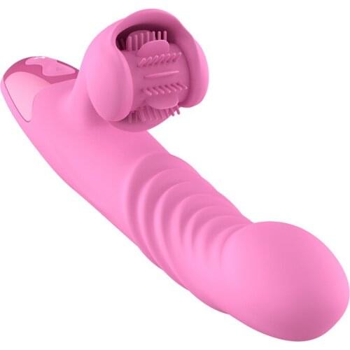 Automatic Telescopic Heating Rotation Vagina massage Vibrator Adult Sex Toys G Spot clitoral stimulator Erotic Dildo vibrator