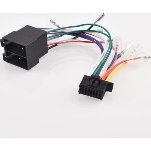 Car Radio Harness Wire 16Pin Plug Cable for For Pioneer With ISO Connector 2010-UP