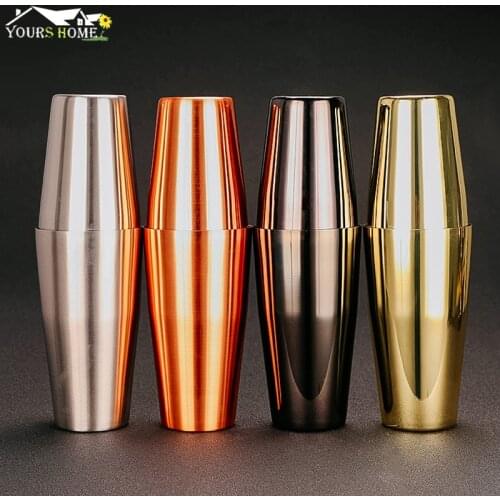 Boston Cocktail Shaker Martini Bar Cocktail Shaker Stainless Steel Boston Flair Mixing Tin Set Bar Tool Barware