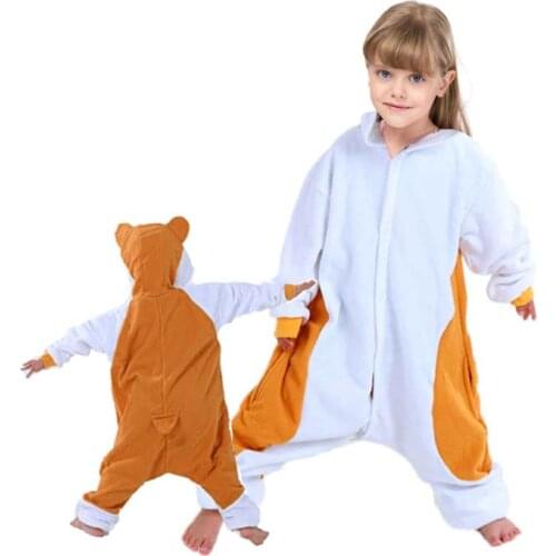 XXL Men Pajamas hamster Kigurumi Animal Onesies For Adults Women Cartoon Cosplay Costume One-Piece Pijamas Christmas Sleepwear