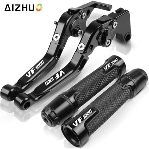 For Honda VF1000 VF 1000 1997-2004 2003 2002 Motorcycle CNC Adjustable Folding Extendable Brake Clutch Levers Handle Grips