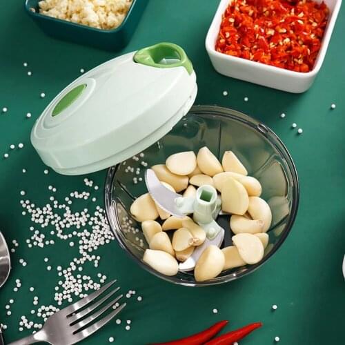 Fruit Vegetable Manual Chopper Hand Twist Pull Food Cutter Onion Nuts Grinder Mincer Shredder Garlic Cutter Kitchen Accessories