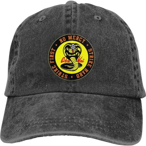 Cobra Kai Baseball Cap cowboy hat Peaked cap Cowboy Bebop Hats Men and women hats
