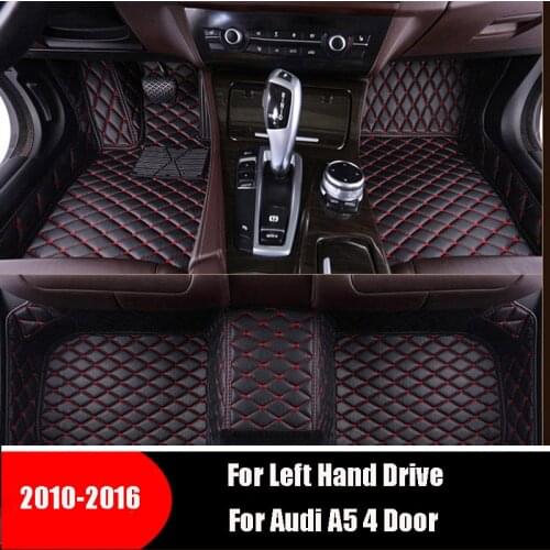 Carpets For Audi A5 4 Door 2016 2015 2014 2013 2012 2011 2010 Car Floor Mats Dash Foot Rugs Custom Interior Accessories