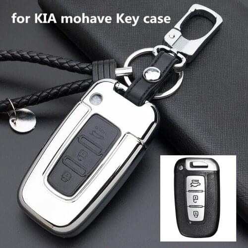 For KIA mohave key case leather smart remote control buckle mohave key shell modification