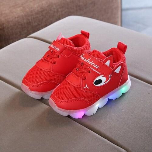 Childrens 2021 Flashing Lights Sneakers Toddler Kids LED Sneakers Children Luminous Shoes Boys Running Shoes Womens sneakers