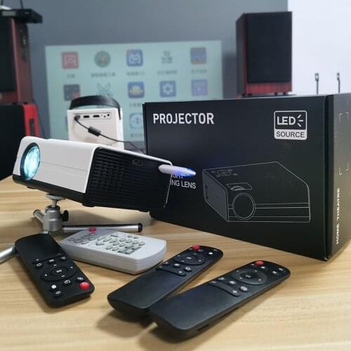 Mini Projector Screen 4K Full HD Portable Android Wifi Bluetooth Beamer for Home Theater Cinema Movie Game Video LED Projectors