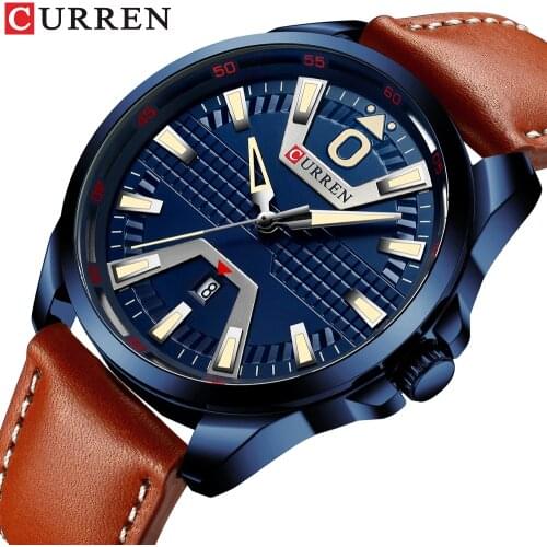 Men Watch CURREN Top Brand Luxury Fashion Quartz Mens Watches Waterproof Calendar Male Clock Date Sport Relogio Masculino
