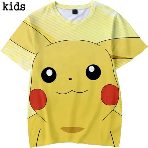 2 to 14 years old Childrens T-shirts Manga Costume Cool Funny Tshirts Harajuku Casual Tee shirt Oversized T-shirt Anime Tops