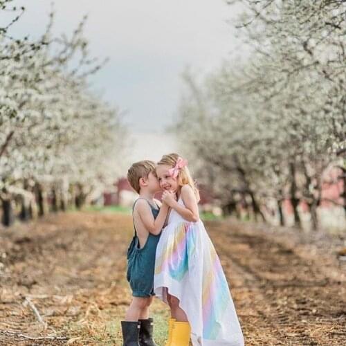 New Summer Pudcoco Girl Dress 1Y-6Y Princess Kids Baby Girls Dress Flower Party Tutu Dress Irregular Dresses Clothes