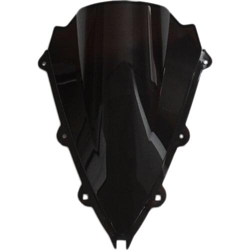 New Black Motorcycle Double Bubble Windshield Fairing Windscreen Screen For Aprilia RSV4 2009-2014 13 12 11 10