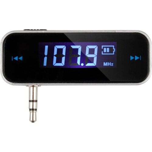 New Mini Wireless Transmitter 3.5mm In-car Music Audio FM Transmitter For iPod Mobile for iPhone Electronic Car MP3 Player