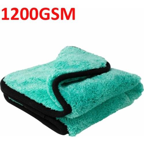 40x40 cm Microfiber Towel Car 1200gsm Super Soft Microfiber Drying Cltoth Ultra Absorbancy Auto Care Cloth Detailing Wash Towel