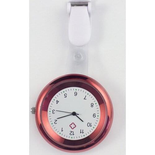 Luxfacigoo Nurse Watch Brooch Silicone Clip Infection Control Design Nurse Doctor Paramedic Brooch Fob Watch TT@88