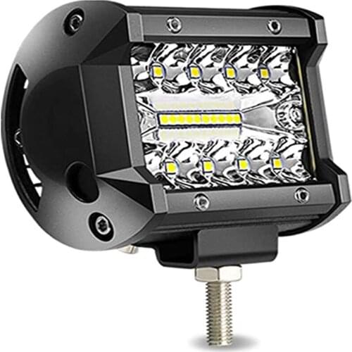 1PCS 4" INCH Led Work Light Bar 60W Led Spot&Flood Lights Fog Lights Waterproof IP67 for Off Road 4WD 4X4 Marine Boat ATV UTE UT