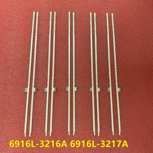 5set=10pcs LED backlight bar for Dell U3219Q LM315WR1 SSB2 6916L-3216A 6916L-3217A 315A46 R L