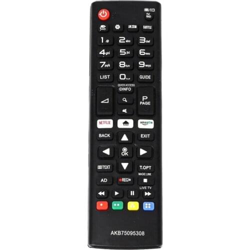 Top AKB75095308 Smart TV Remote Control English Replacement for LG HD Smart TV New