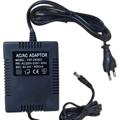 AC 24V 3.5A power adaptor POWER transformer 24V AC adaptor 110-240V to 24V Converter to AC 24V Power Supply 5.5x2.1mm