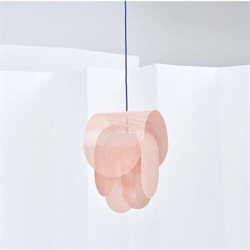 Indoor LED modern geometric chandelier interior decoration home lighting children bedroom lamp / AC 220V warm light