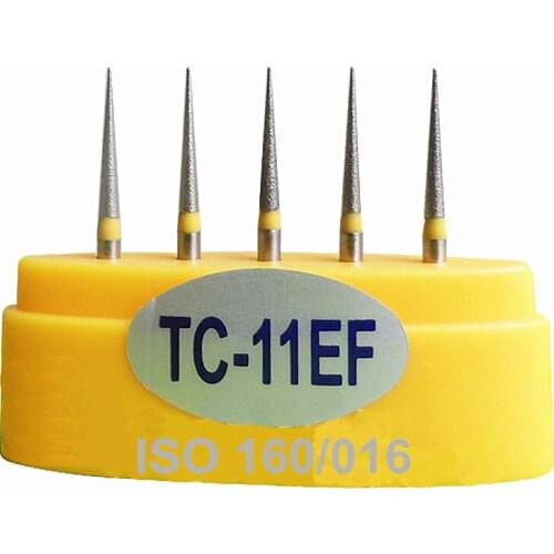 100pcs Dental Diamond burs FG Bur TC-11EF