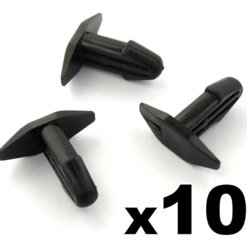 10x For Honda Rubber Seal Weatherstrip Clips, Cowl Vent Bonnet Fan Intake Seal Clips
