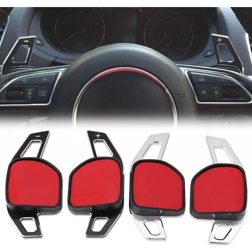 2Pcs Car-Styling Aluminum Steering Wheel Shift Paddle Shifter Extension For Seat Alhambra /Ateca /Leon FR/ Leon /Leon 4 5F