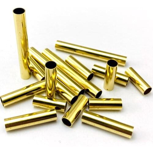 2pieces DIY Knife Handle Rivet Brass Hollow Copper Tube / Steel Bar Die for DIY Knife Handle Material
