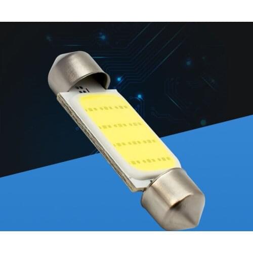 4pcs 39mm 6413 C5W C10W SV8.5 12 Chips led Auto Licence Plate Light car Festoon housing Interior Dome Roof Reading Lights