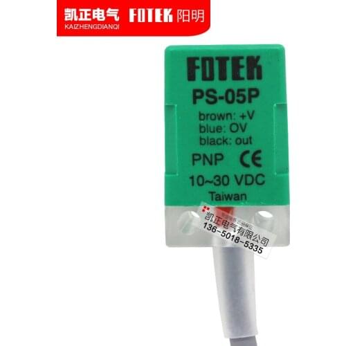 5 pieces Original Authentic Taiwan FOTEK Yangming Proximity Switch PS-05P PNP Normally Open Genuine Spot PS05P