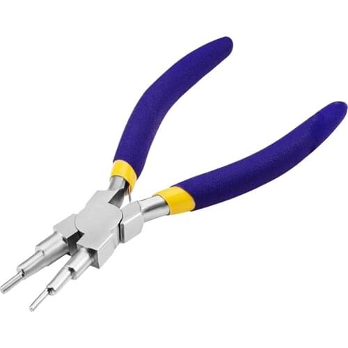 6 in 1 Wire Looping Forming Bail Making Pliers Non-slip Comfort Grip Handle