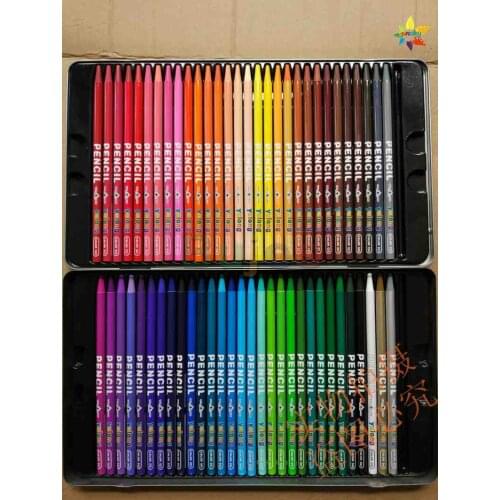 60 color YULONG woodless colored sticks Pencil water Color Pencil Painting Coloring pencil Set Office painting supplies crayons